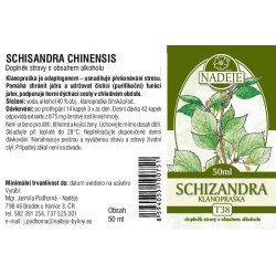 Schizandra /Klanopraška/ - tinktura z byliny