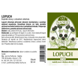 Lopuch - tinktura z byliny