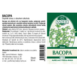 Bacopa monnieri  - tinktura z pupenů