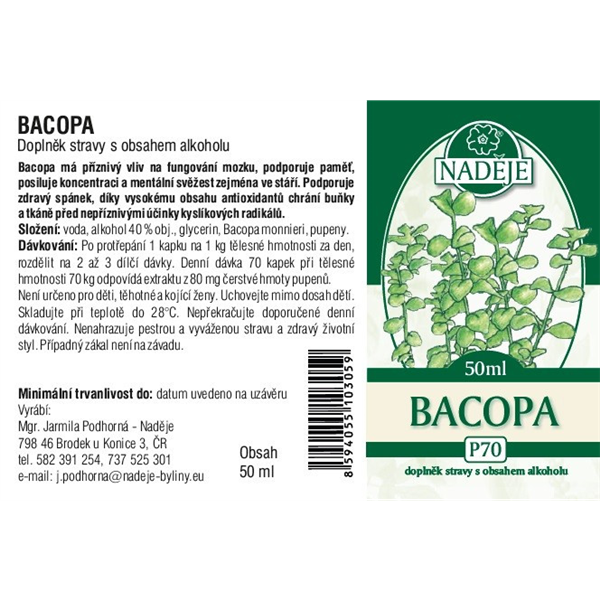 Bacopa (pupeny)