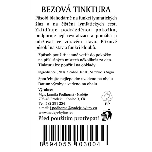 Bezová tinktura