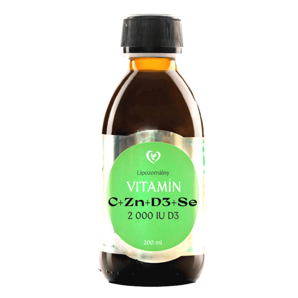 Liposomální vitamín C + D3 + Zinek